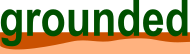Grounded logo